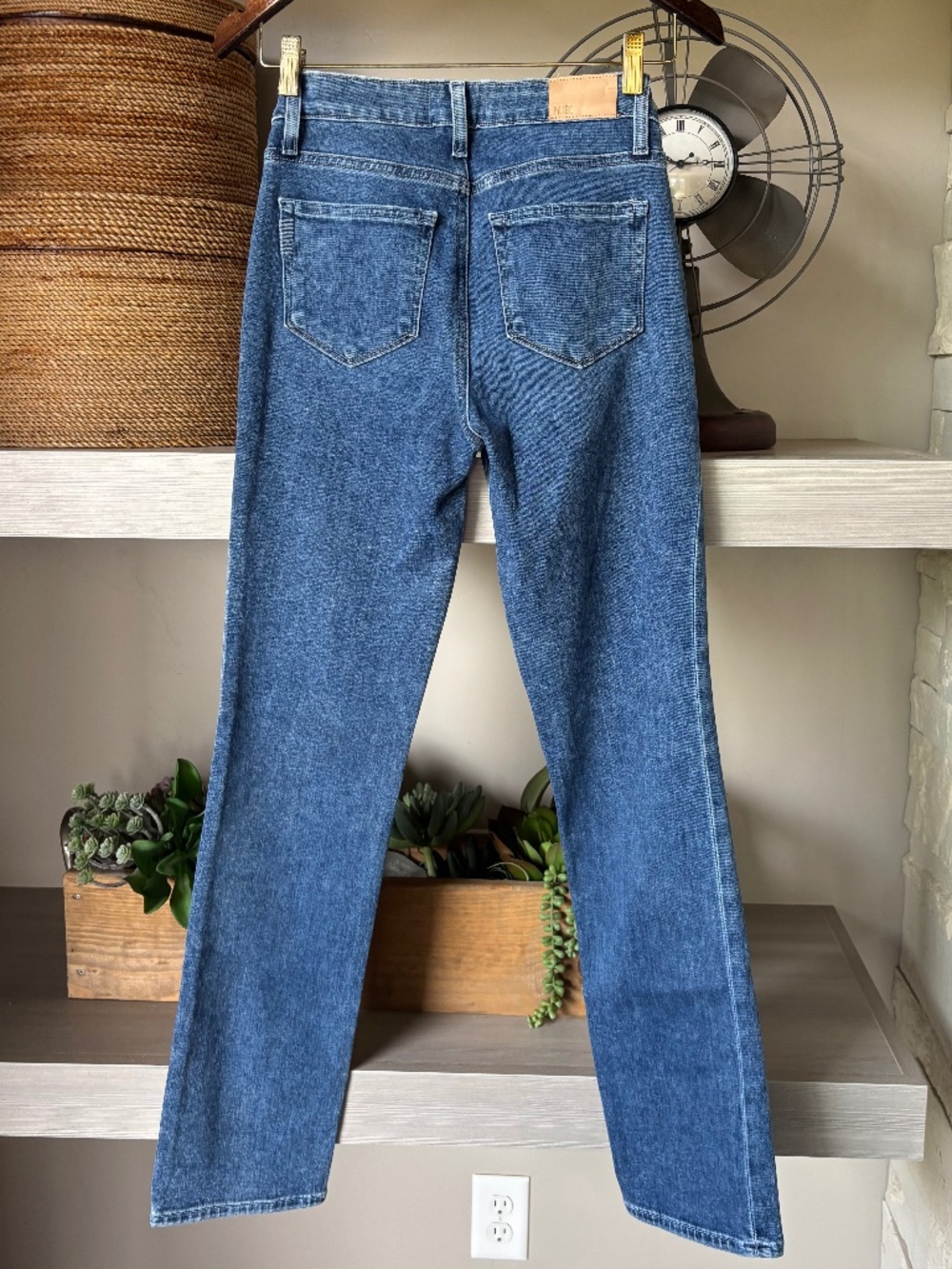 PAIGE Cindy High Rise Straight Leg Jeans  25